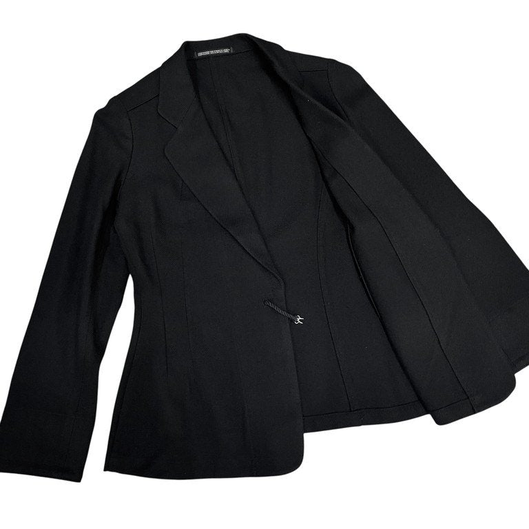 Yohji Yamamoto Femme 05AW レーヨンツイードフックボタンテーラードジャケット ブレザー ブルゾン コート アウター Archive ヨウジヤマモトファム レディース