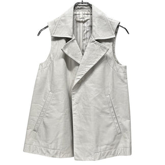 LIMI feu カウレザーベスト ノースリーブジャケット ライダース ブルゾン コート アウター Yohji Yamamoto リミフゥ ヨウジヤマモト レディース