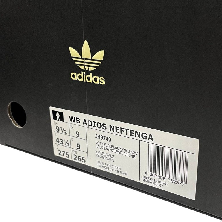 adidas x Wales Bonner 24SS Adios Neftenga ‘Yellow’ JH9740 アディオス ネフテンガ メッシュローカットスニーカー ランニングシューズ 靴 クツ 27.5cm 定価34,100円 ウェールズボナー アディダス メンズ