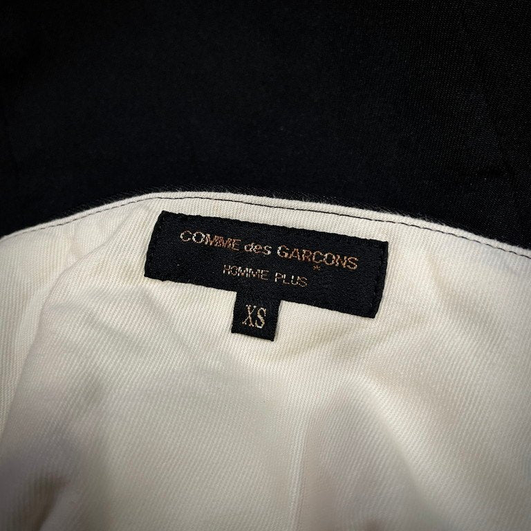 COMME des GARCONS HOMME PLUS 16SS ポリエステル縮絨サルエルワイドパンツ ポリ縮 ブロークンテーラリング Broken Tailoring Archive CDG コムデギャルソンオムプリュス メンズ