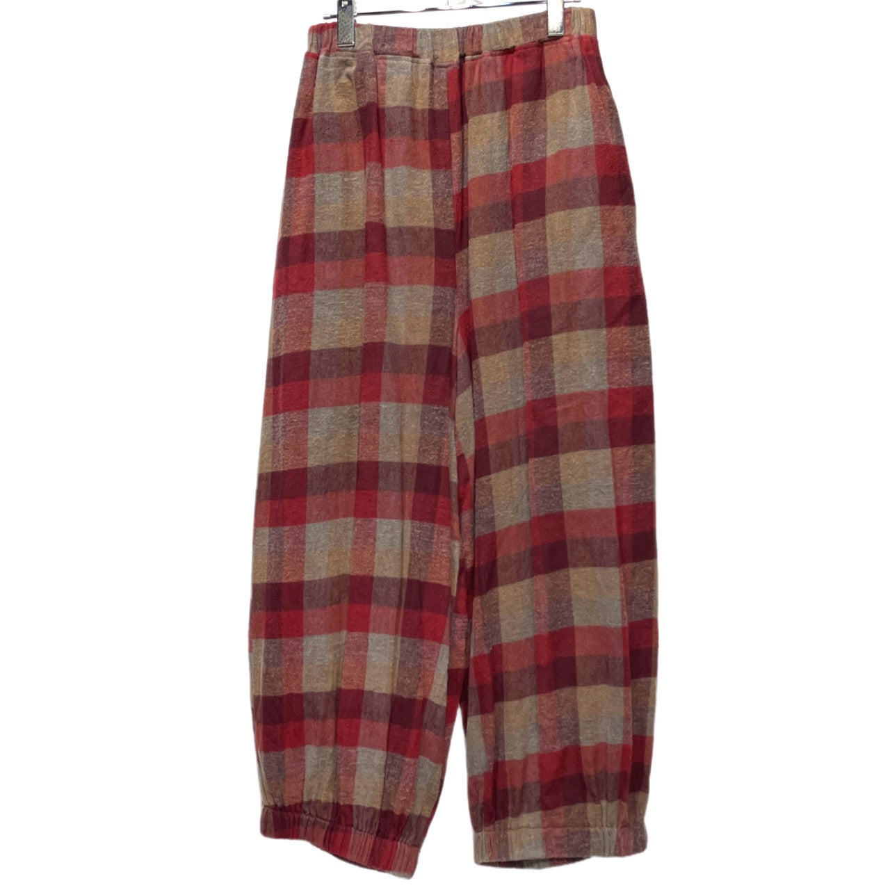 kujaku by Takuma Nishizaka balloon easy pants コットンフランネルチェックバルーンイージーパンツ 定価45,100円 P-623 ボトムス クジャク メンズ レディース ユニセックス