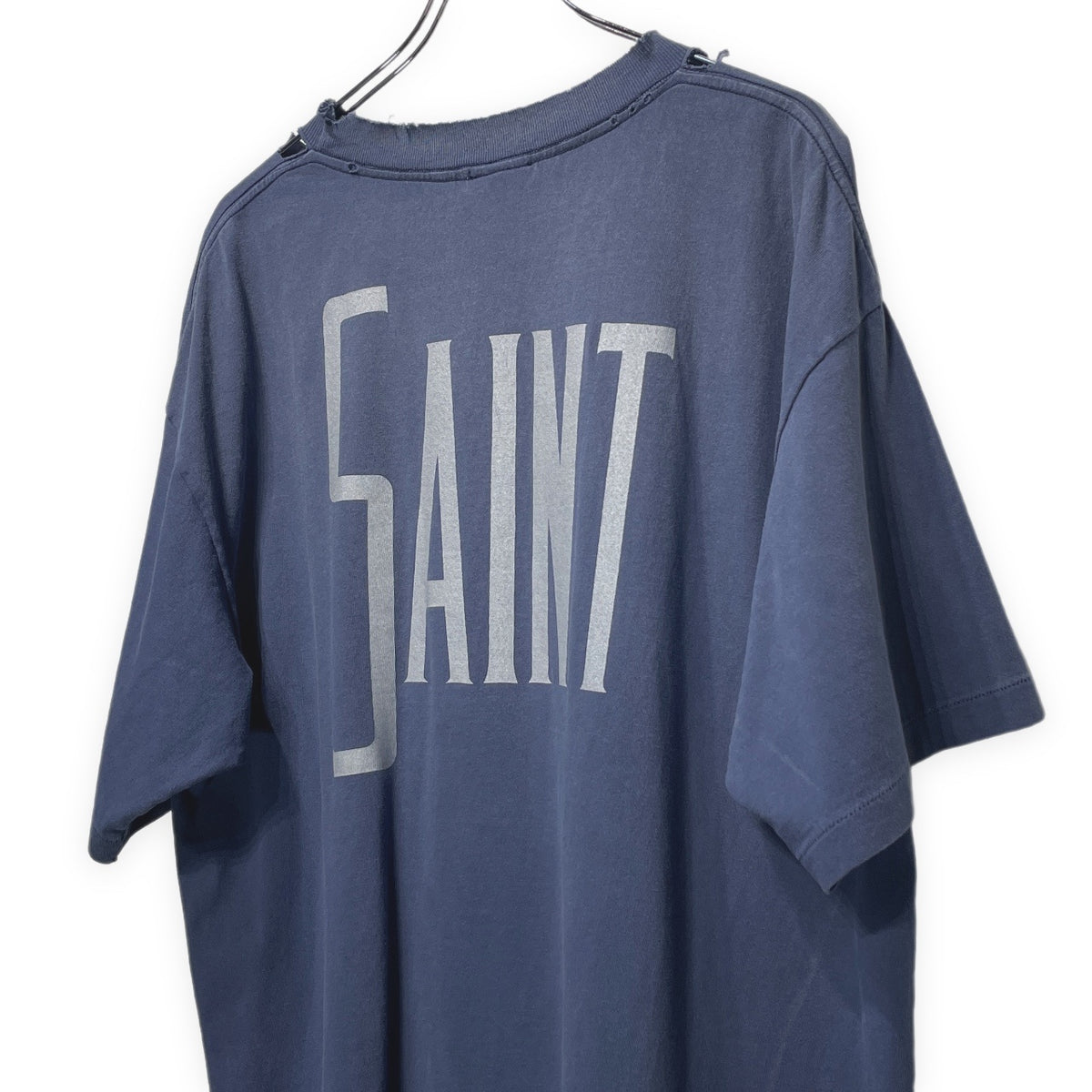 SAINT MICHAEL 25SS DNF_SS TEE FANTSIA ミッキープリントヴィンテージ加工Tシャツ ダメージ加工 カットソー Tee T-shirt トップス SM-HR8-0000-C65 セントマイケル メンズ