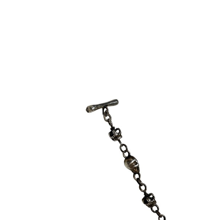 JUSTIN DAVIS SKULL DIVINE BRACELET SBJ126 クラウンスカルモチーフブレスレット バングル アクセサリー SILVER 925 シルバー 定価37,400円 ジャスティンデイビス メンズ レディース ユニセックス