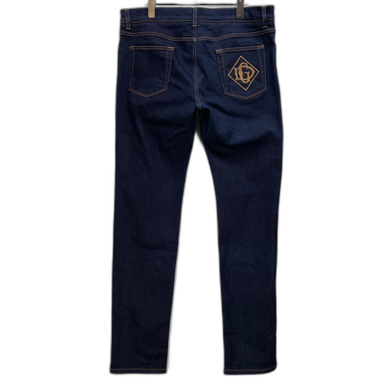 DOLCE&GABBANA 19AW ロゴ刺繍ワッペンバックポケットスリムフィットデニムパンツ ジーンズ SLIM ボトムス D&G ドルチェアンドガッバーナ メンズ