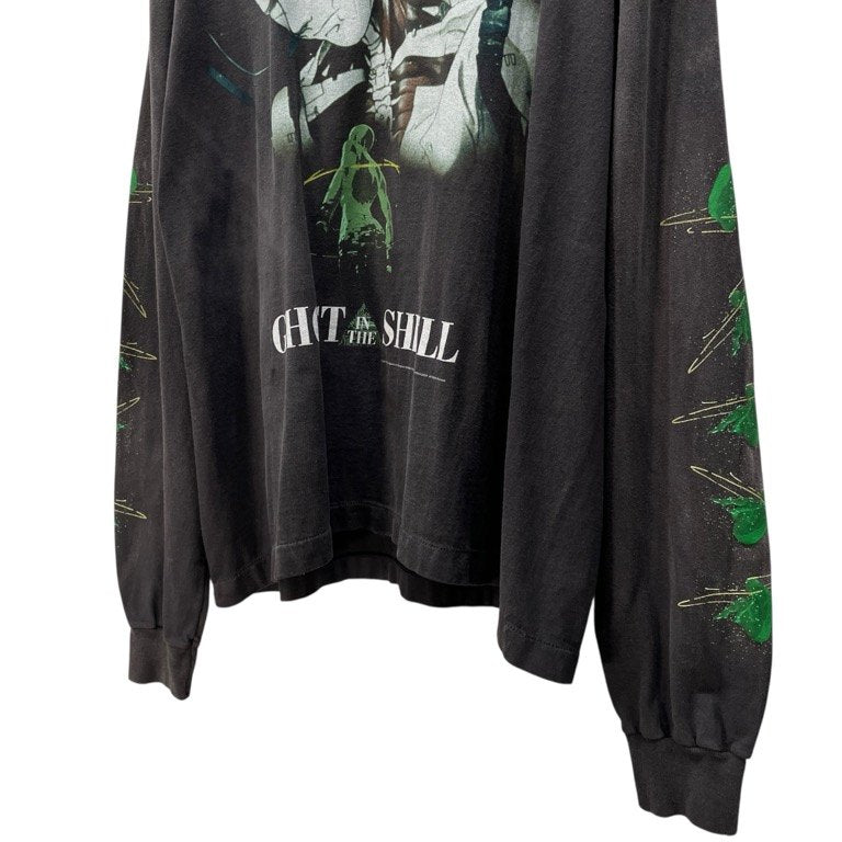 SAINT MICHAEL SM-YS1-0000-C33 GS_LS TEE GITS BLACK GHOST IN THE SHELL 攻殻機動隊コラボレーションプリントTシャツ カットソー Tee T-shirt 定価51,700円 SAINT Mxxxxxx セントマイケル メンズ