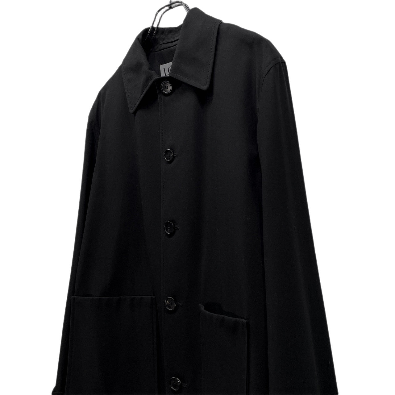LOEWE FISHERMAN JACKET コットンギャバジン襟裏ラムレザーフィッシャーマンジャケット ブルゾン カバーオール アウター ロエベ メンズ