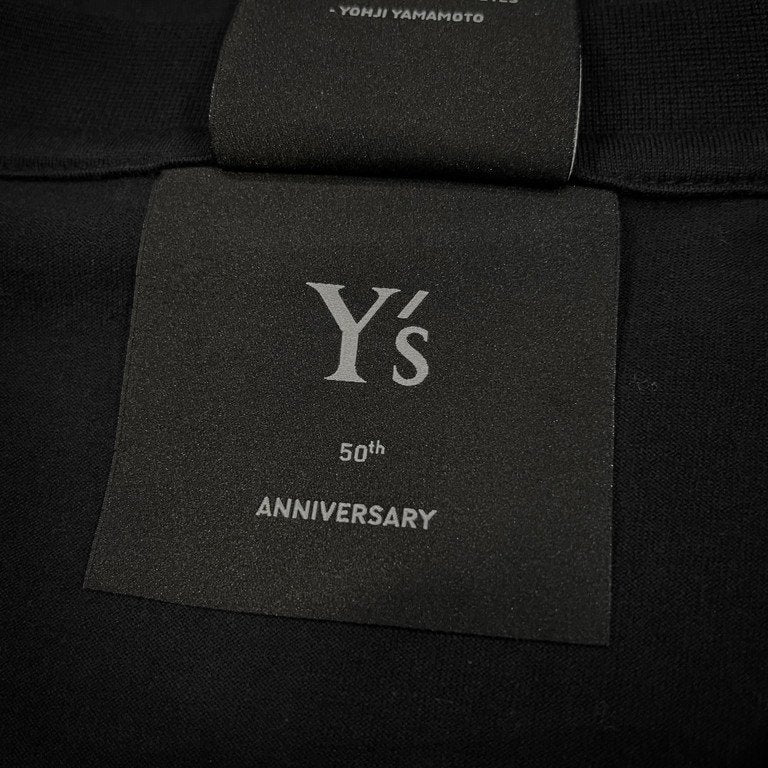 Y's × adidas 23SS 50th Anniversary サボテンフラワー立体プリントスリーストライプカットソー Tシャツ