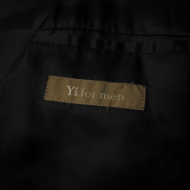 Y's for men ウールギャバジンパイピング装飾ベスト ノースリーブ トップス アウター ジャケット Archive 90s Yohji Yamamoto Pour Homme ヨウジヤマモトプールオム ワイズフォーメン メンズ