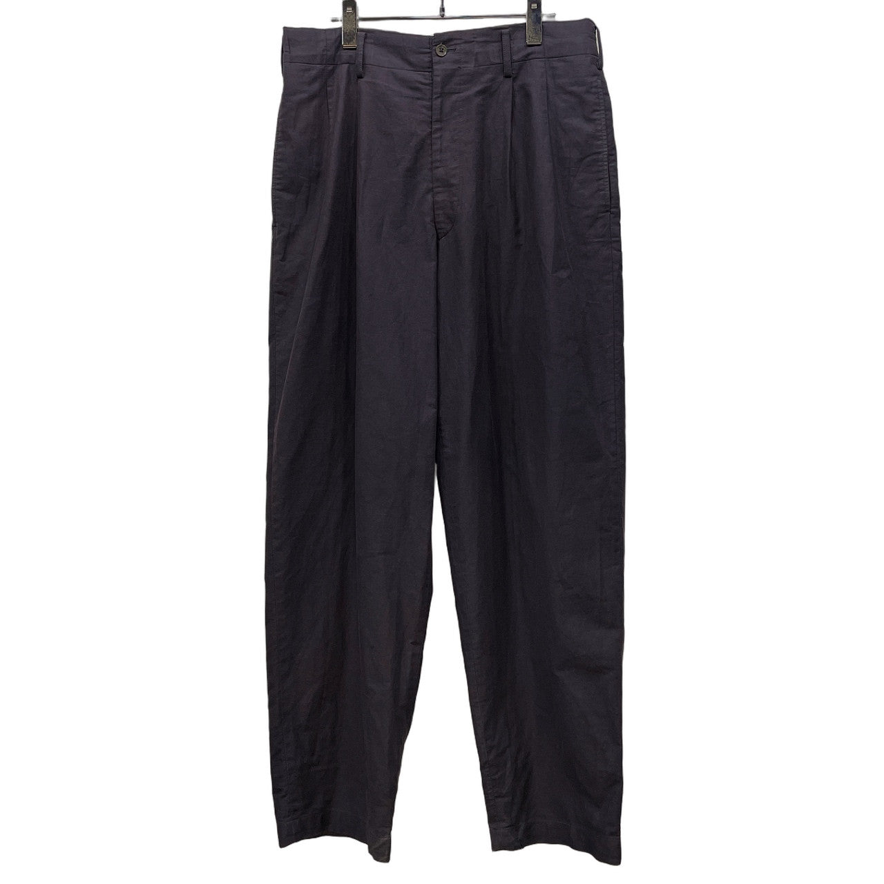 Yohji Yamamoto Pour Homme 00SS コットンギャバジン2タック赤タブワイドテーパードパンツ Archive アジアの不良期 スラックス トラウザーズ ボトムス ヨウジヤマモトプールオム メンズ
