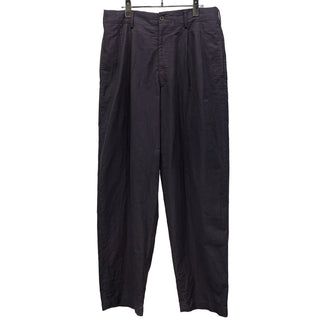 Yohji Yamamoto Pour Homme 00SS コットンギャバジン2タック赤タブワイドテーパードパンツ Archive アジアの不良期 スラックス トラウザーズ ボトムス ヨウジヤマモトプールオム メンズ