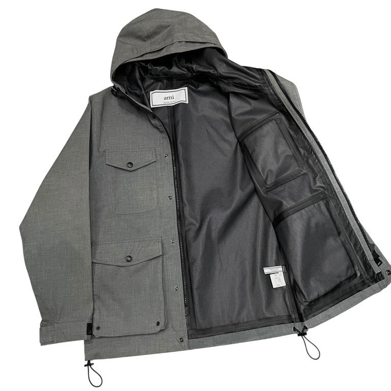 AMI Alexandre Mattiussi ポリエステルコットンマルチポケットマウンテンパーカー アミアレクサンドルマテュッシ アミパリス メンズ レディース