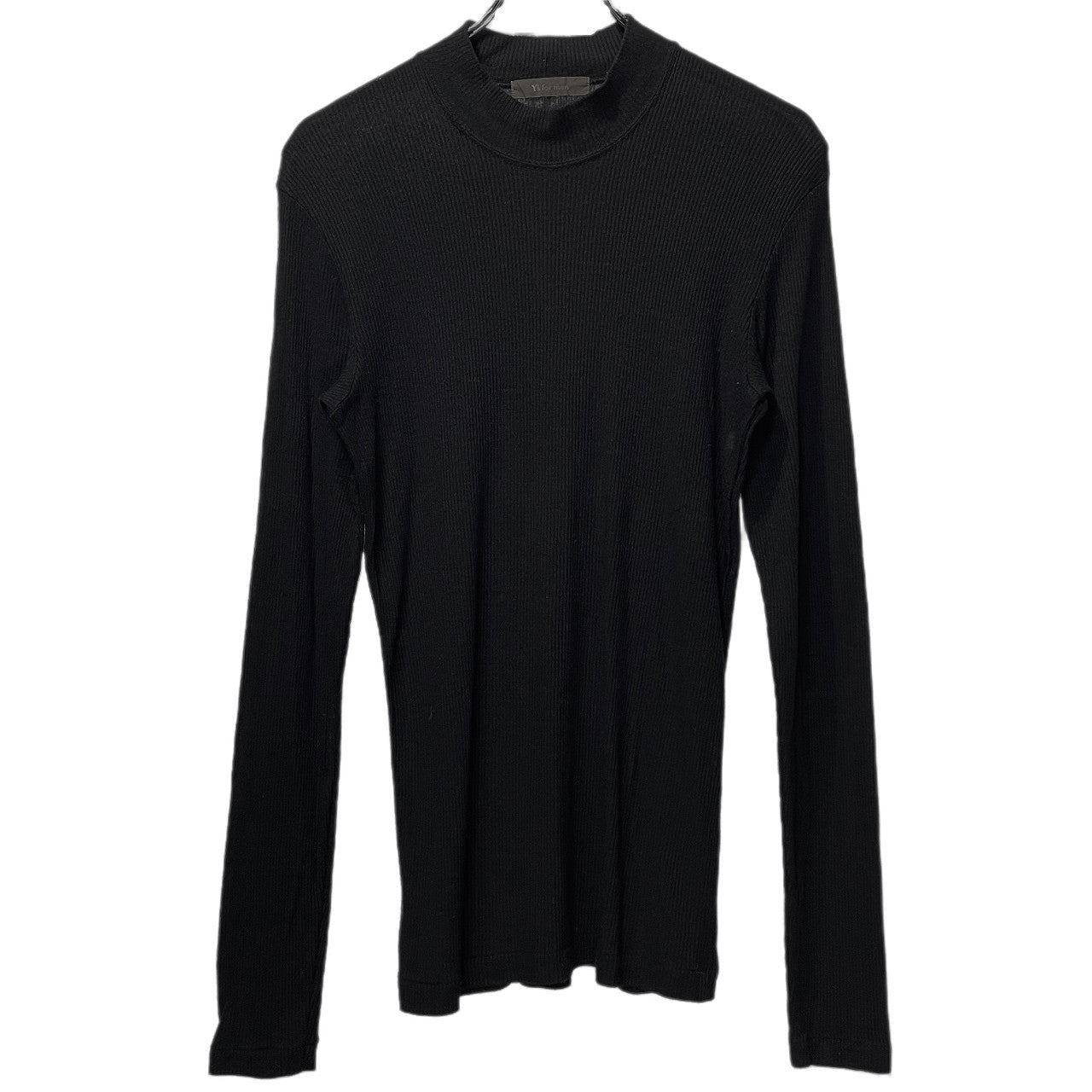 Y's for men レーヨンウールリブ編みモックネックカットソー Tシャツ Tee T-shirt トップス Archive Yohji Yamamoto Pour Homme ヨウジヤマモトプールオム ワイズフォーメン メンズ