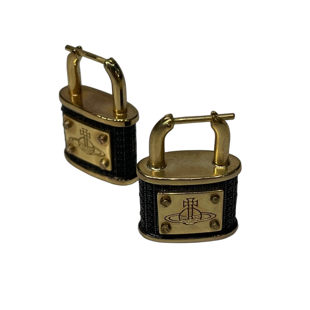Vivienne Westwood オーブプレートパドロックピアス 南京錠 鍵 イヤリング アクセサリー 小物 ヴィヴィアンウエストウッド メンズ レディース ユニセックス