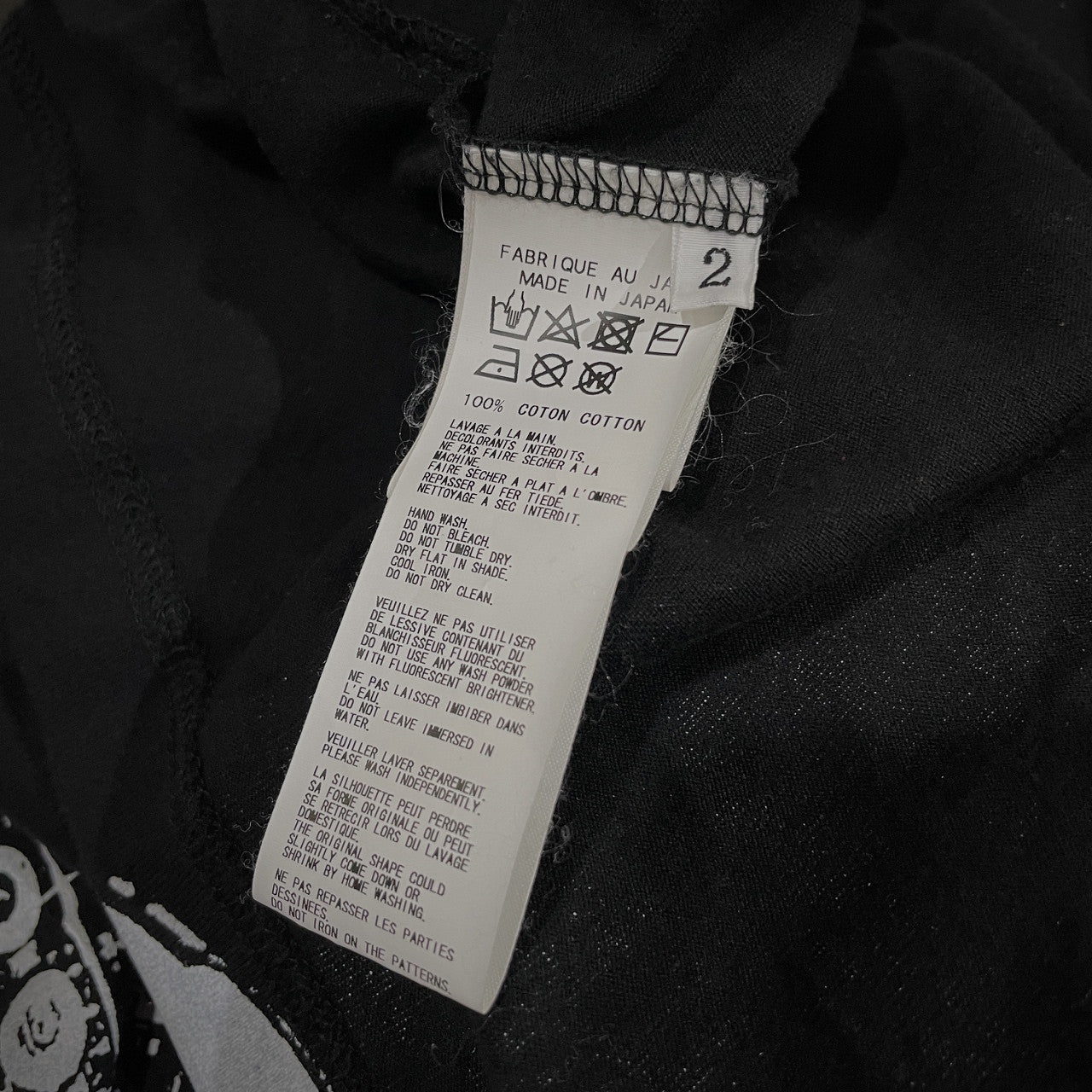B Yohji Yamamoto 19SS 柄プリントキモノスリーブTシャツ カットソー Tee T-shirt トップス ビー ヨウジヤマモト メンズ レディース ユニセックス