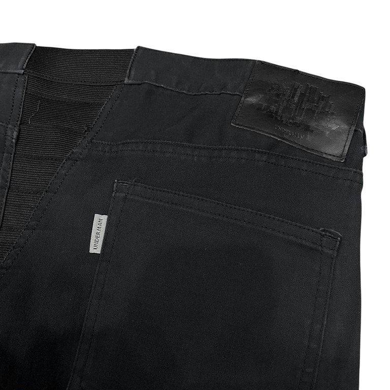 UNDERCOVER 11SS ストレッチコットンフロントベルトスリムパンツ Archive Underman期 G1501 スキニー ボトムス アンダーカバー メンズ