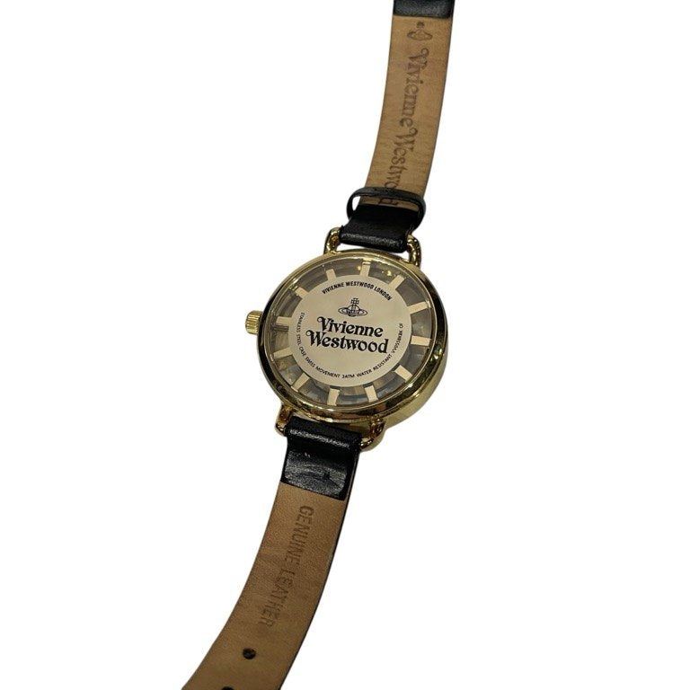 Vivienne Westwood 腕時計 プリムローズ オーブ ウォッチ 定価42,900円 ブラック ゴールド ヴィヴィアンウエストウッド レディース