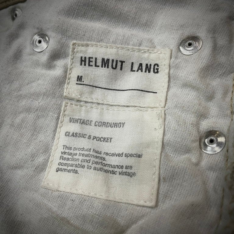 HELMUT LANG VINTAGE CORDUROY CLASSIC 5 POCKET PANTS ヴィンテージ加工コーデュロイクラシック5ポケットパンツ ジーンズ Archive 90s 00s ヘルムートラング メンズ