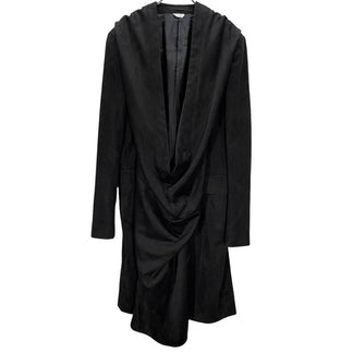 COMME des GARCONS HOMME PLUS 22AW フェイクスエードプルオーバーフーデッドロングコート ジャケット ノマド nomad 変形 定価152900円 コムデギャルソンオムプリュス メンズ