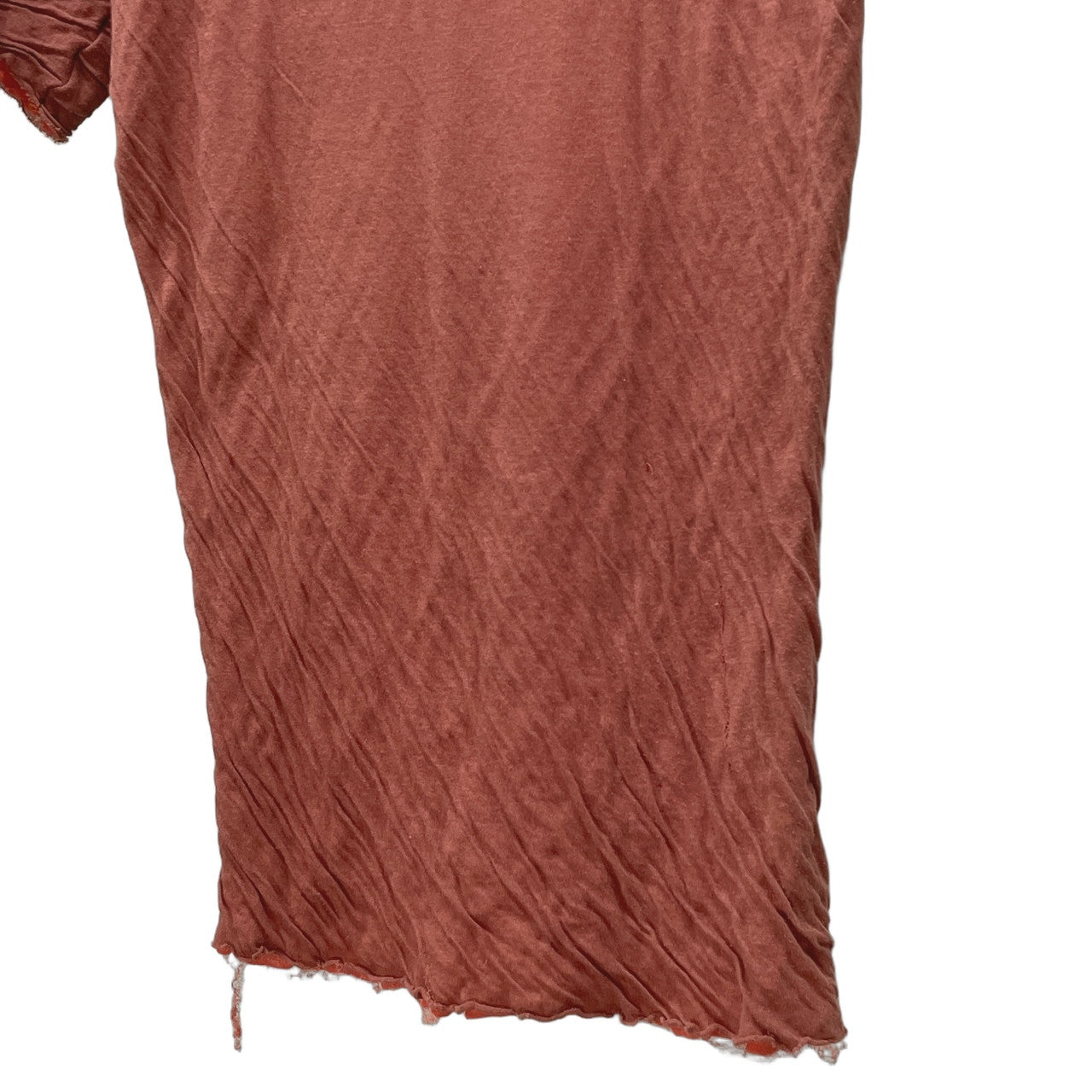 m.a+ ワンピースパターンクロスステッチダブルガーゼカットオフカットソー Tシャツ Tee T-shirt トップス 半袖 エムエークロス メンズ