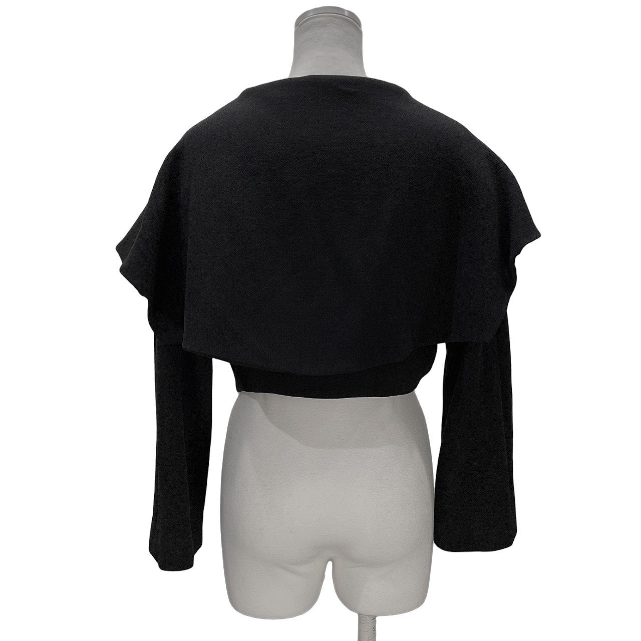 LIMI feu ケープカラーウールショートジャケット ブルゾン コート アウター Yohji Yamamoto リミフゥ ヨウジヤマモト レディース