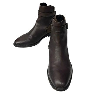 ALLSAINTS スムースレザースエード切替ジョッパーズアンクルブーツ ベルト シューズ 靴 クツ 43 オールセインツ メンズ