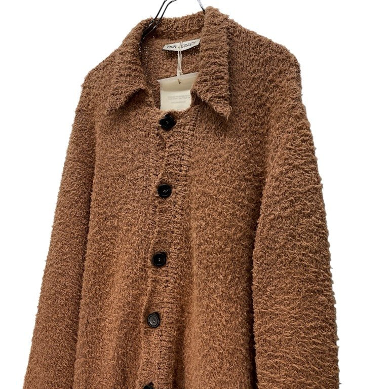 OUR LEGACY 22SS BIG CARDIGAN CARAMEL CLOUDY COTTON レザーボタンキャラメルクラウディコットンニットカーディガン タグ付き アワーレガシー メンズ