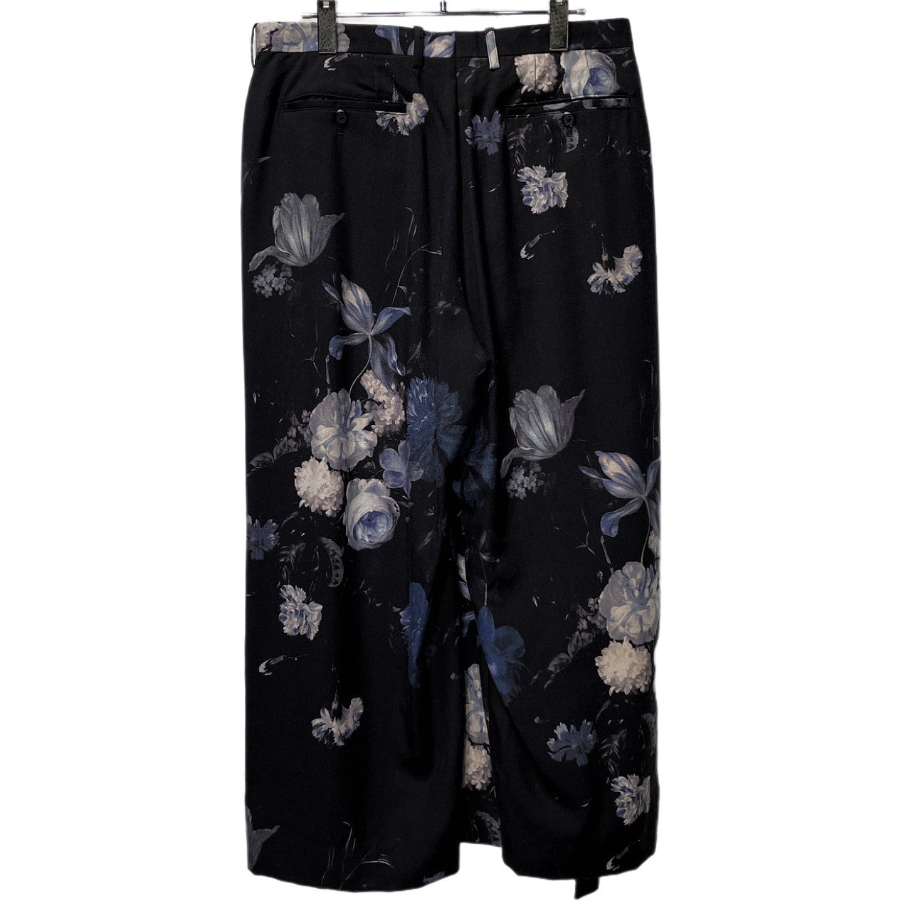 LAD MUSICIAN 18SS BONDAGE CROPPED WIDE PANTS フラワープリントボンテージクロップドワイドパンツ 花 総柄 ラップ ボトムス ラッドミュージシャン メンズ