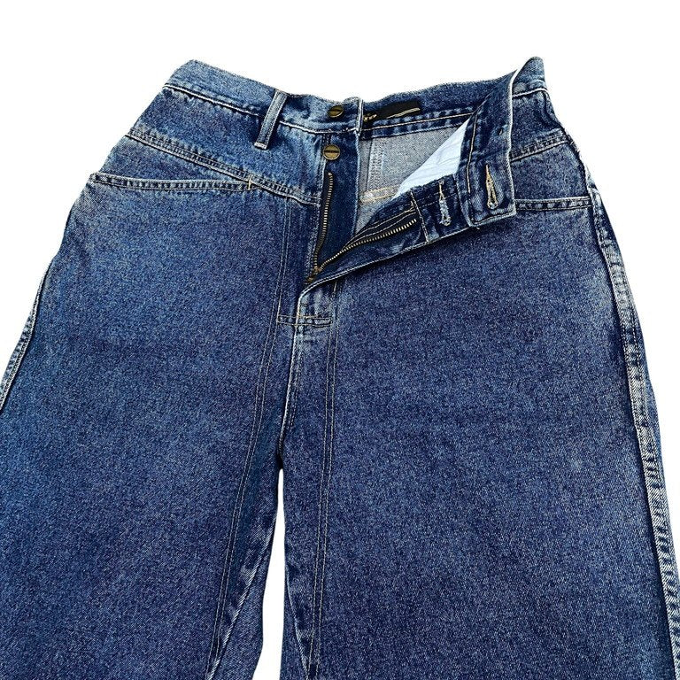 MARITHE FRANCOIS GIRBAUD ストーンウォッシュデニムワイドハーフパンツ ショーツ ボトムス Archive 90s 00s マリテフランソワジルボー メンズ