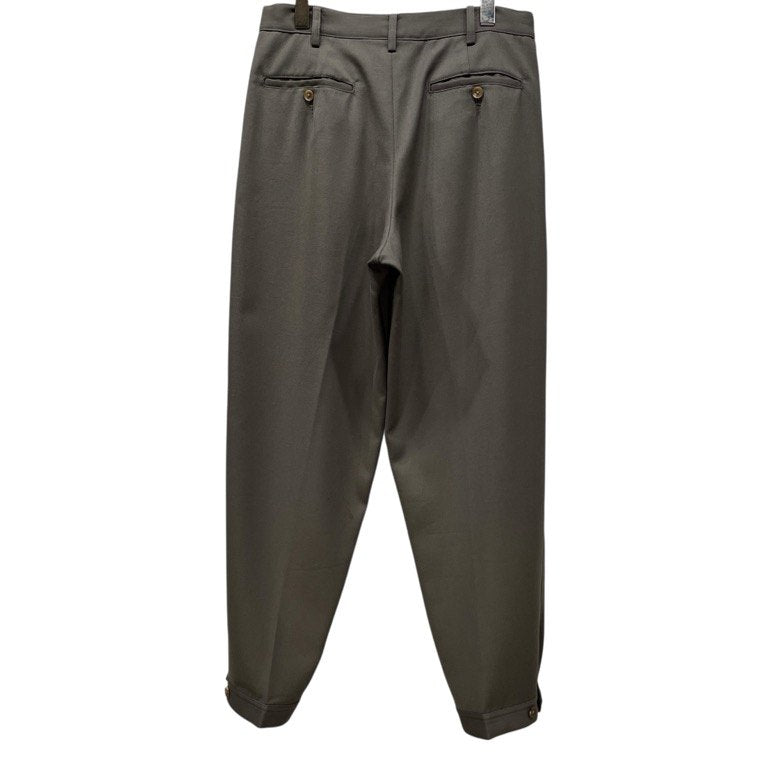 Y's for men オールドギャバジン裾アジャスター1タックワイドテーパードパンツ アーミーギャバジン スラックス トラウザーズ Archive 70s 80s Yohji Yamamoto Pour Homme ヨウジヤマモトプールオム ワイズフォーメン メンズ