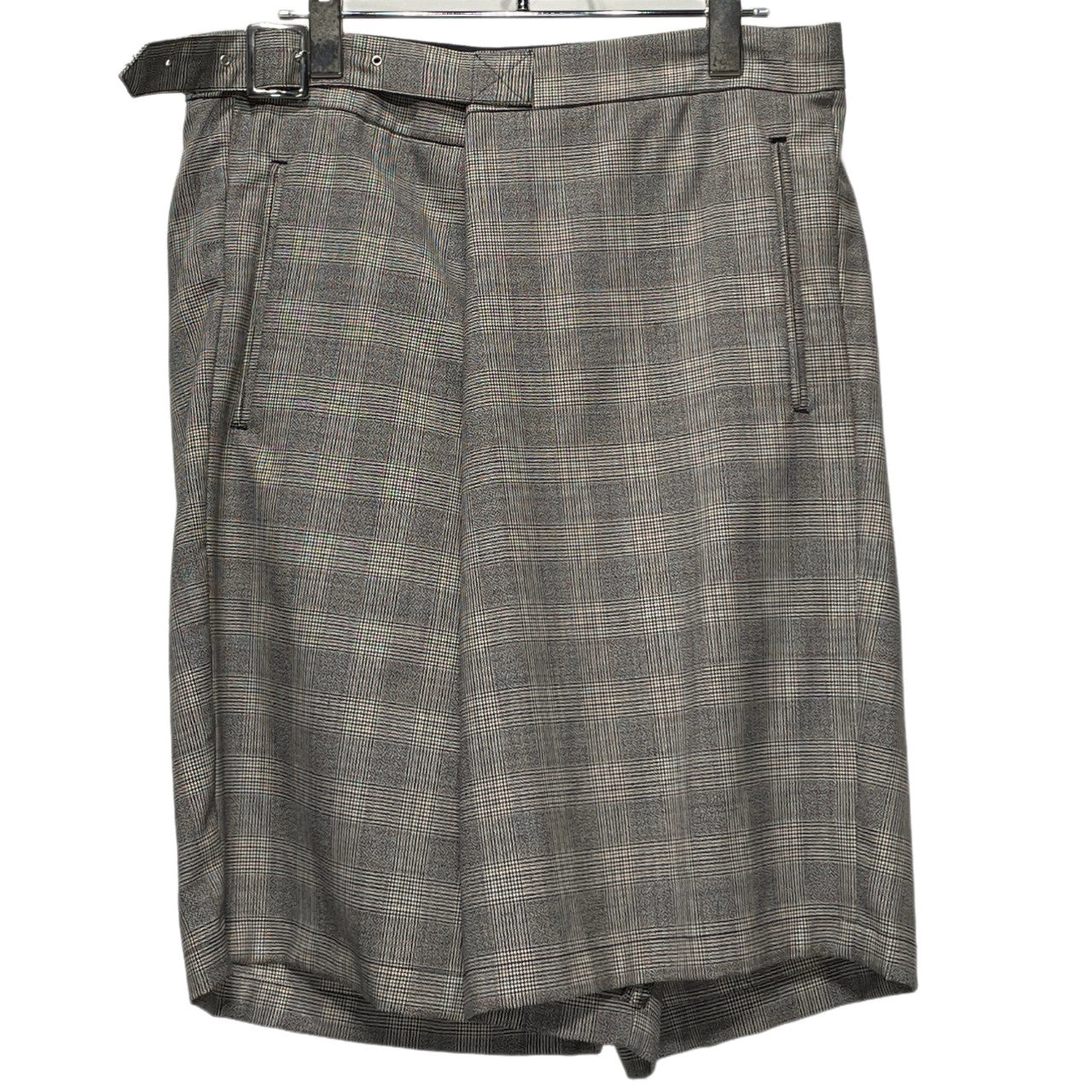FACETASM 23SS CHECK WRAP PANTS グレンチェックラップデザインハーフパンツ ショーツ ファセッタズム メンズ