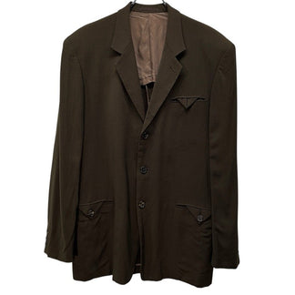 Y's for men ウールレーヨンボタンポケット3Bテーラードジャケット ブレザー ブルゾン コート アウター Archive 80s 90s Yohji Yamamoto Pour Homme ヨウジヤマモトプールオム ワイズフォーメン メンズ