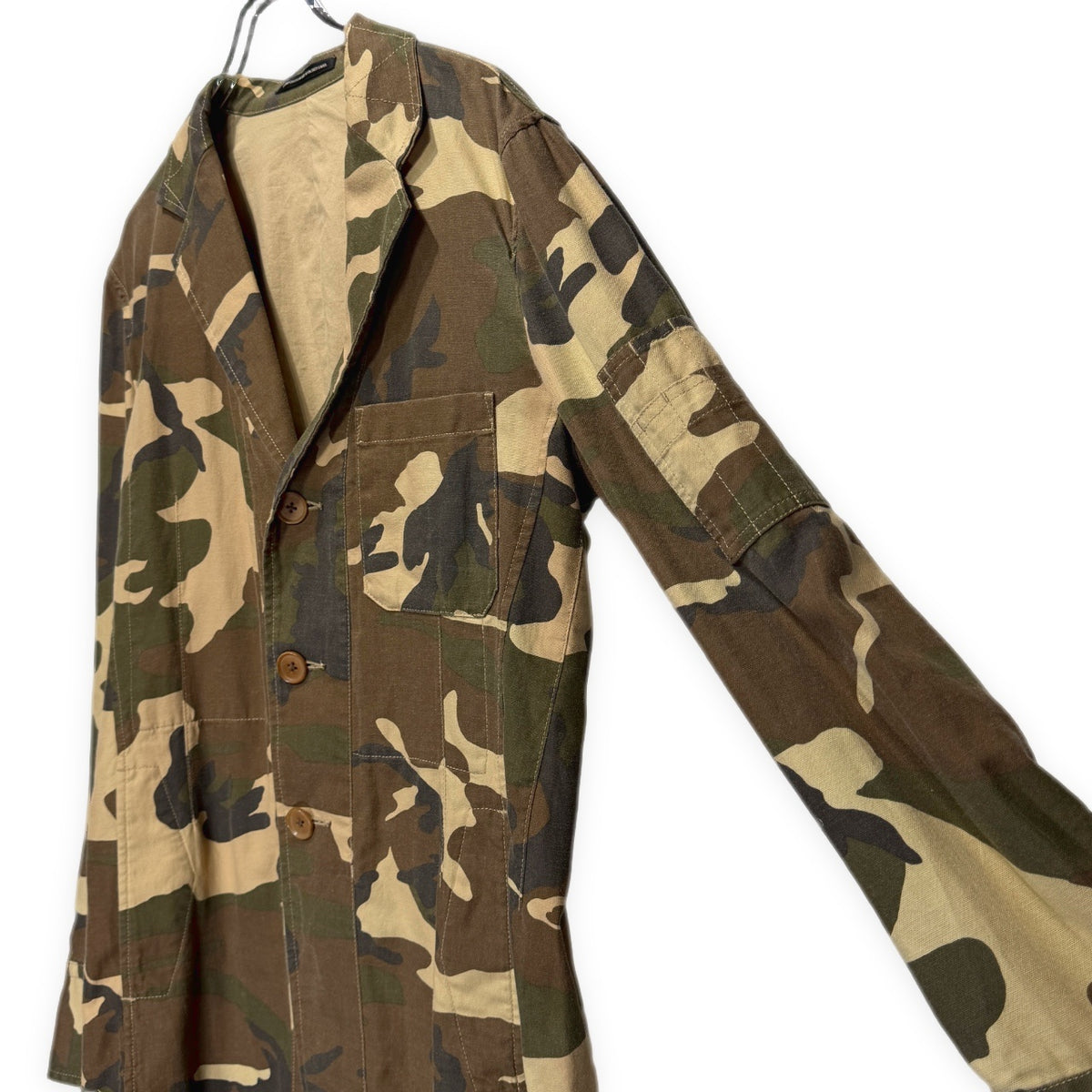 Y's for men シガレットポケット迷彩3Bテーラードジャケット シガーポケット ユーティリティポケット カモフラージュ柄 ブルゾン コート アウター Archive Yohji Yamamoto Pour Homme ワイズフォーメン ヨウジヤマモト メンズ