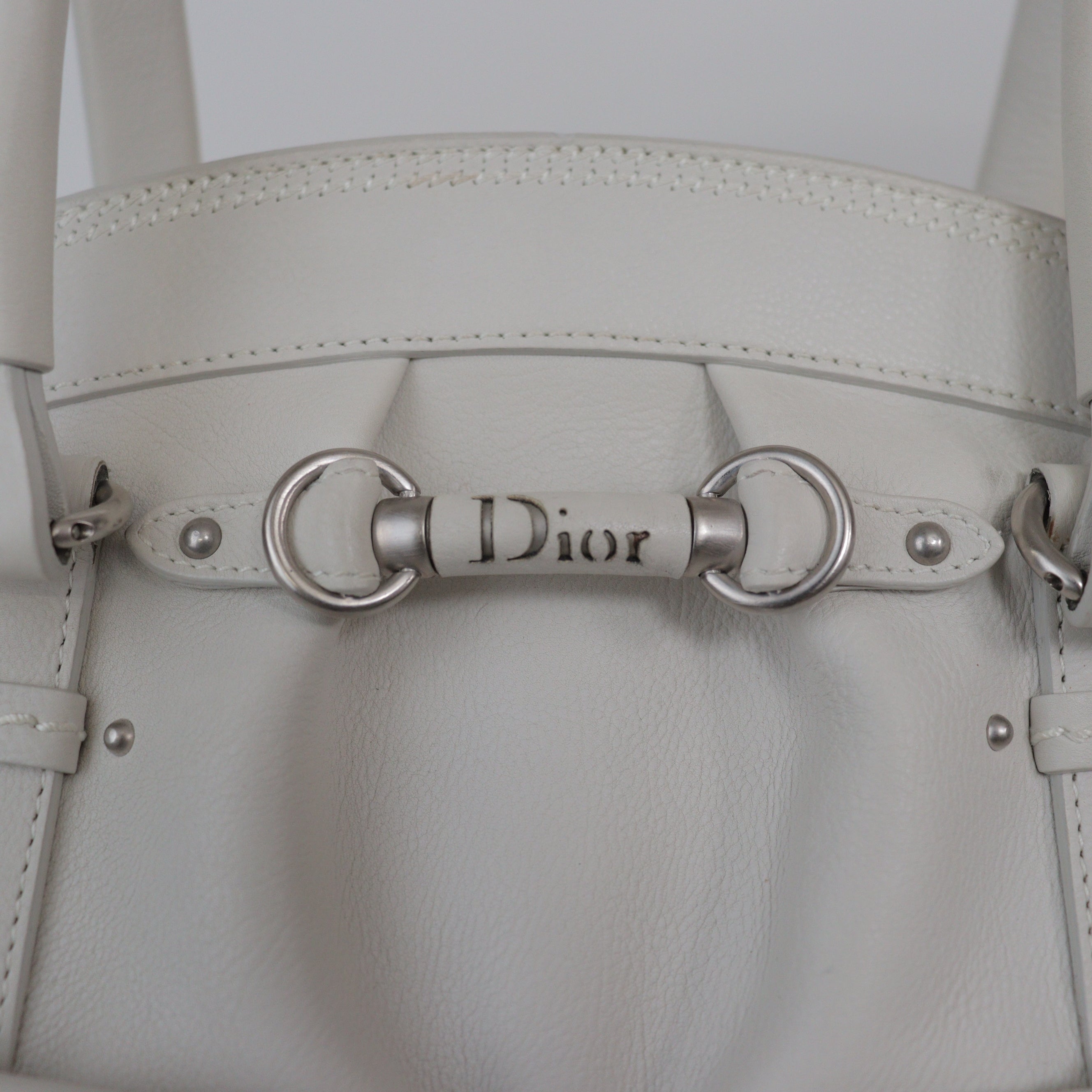 Christian Dior レザー ハンドバッグ