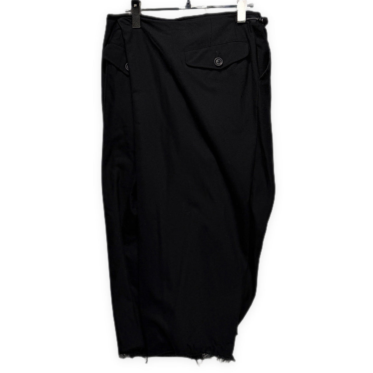 JULIUS 10AW フロントドレープカットオフクロップドラップパンツ ボトムス 10FW ユリウス メンズ