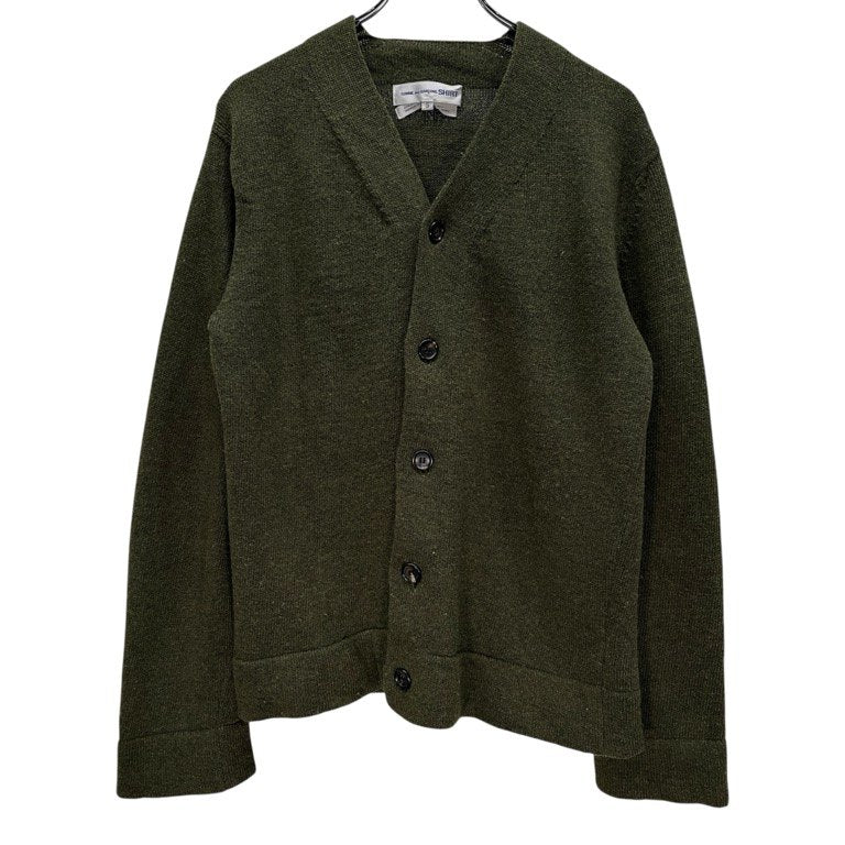 COMME des GARCONS SHIRT 5Bリブウールニットカーディガン セーター Archive 90s トップス コムデギャルソンシャツ メンズ