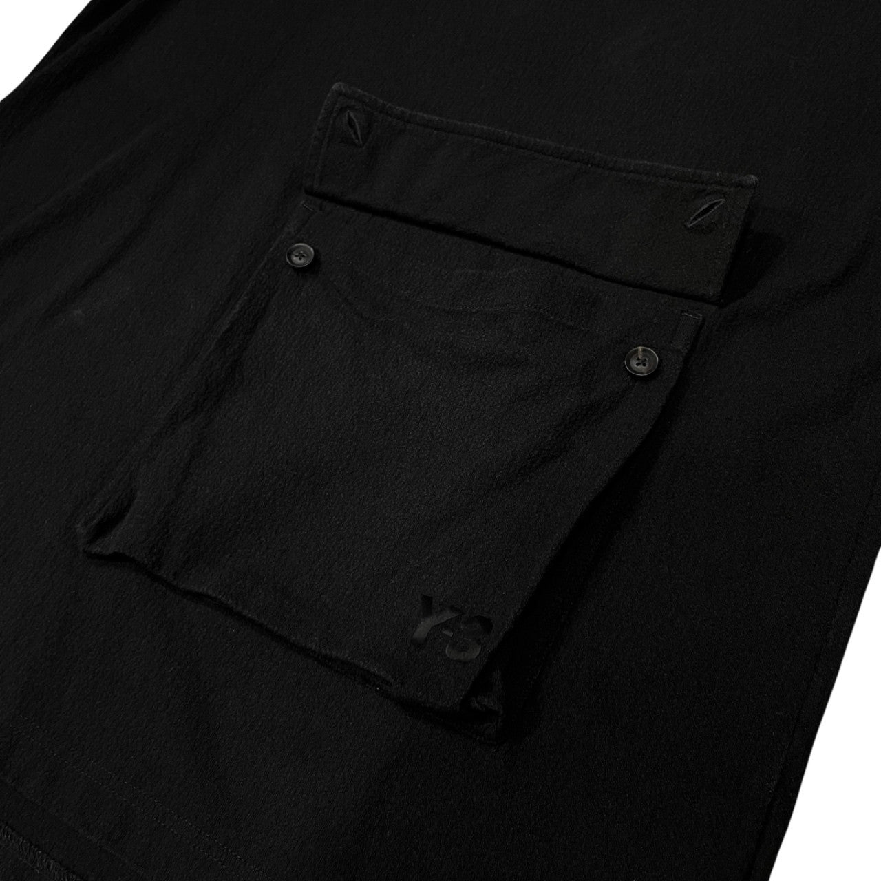 Y-3 24SS CREPE JERSEY SHORT SLEEVE POCKET TEE クレープジャージーポケットドッキングカットソー Tシャツ Tee T-shirt 半袖 トップス 定価28,050円 ワイスリー ヨウジヤマモト アディダス メンズ レディース ユニセックス
