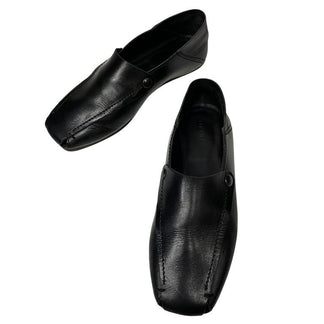 LEMAIRE 22SS FOLDED MULES レザースクエアトゥフォールデッドミュール モカシン スリッポン ドライビングシューズ 靴 クツ ルメール メンズ