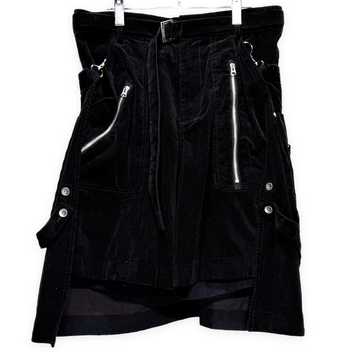 sacai 21AW コットンコーデュロイバムフラップハーフパンツ ボトムス ショート ショーツ 21-02630M サカイ メンズ