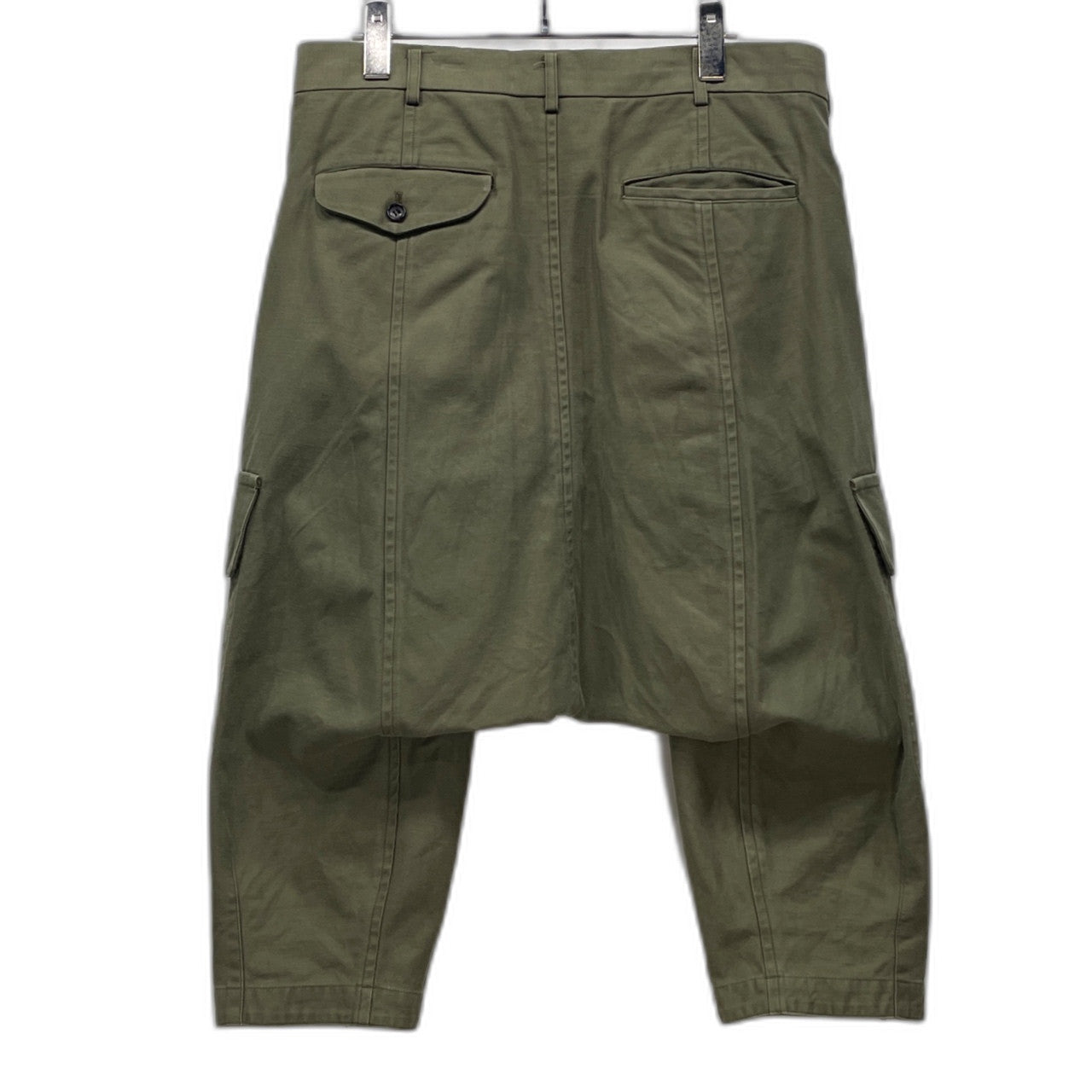 COMME des GARCONS HOMME PLUS 15SS メタルボタンサルエルクロップドカーゴパンツ ボトムス ミリタリー アーミー Archive ソルジャーオブピース soldier of peace 反戦 コムデギャルソンオムプリュス メンズ