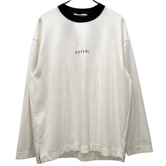 CULLNI ロゴプリントクルーネックカットソー Tシャツ Tee T-shirt トップス 長袖 クルニ メンズ