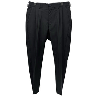 marka 2TUCK SLIM TAPERED FIT ウールモヘヤスリムテーパードフィットパンツ スラックス トラウザーズ ボトムス モヘア 定価28,600円 マーカ メンズ