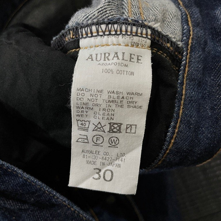 AURALEE 20AW HARD TWIST DENIM 5P PANTS ハードツイストデニム5ポケットパンツ ジーンズA20AP01DM ボトムス オーラリー メンズ