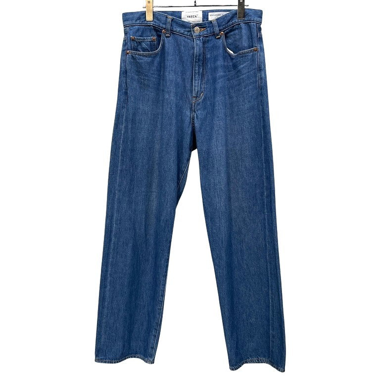 YAECA コットンリネンワイドストレートセルビッチデニムパンツ WIDE STRAIGHT DENIM 13-11U ボトム size 31 赤耳 ライトオンス ヤエカ メンズ レディース ユニセックス