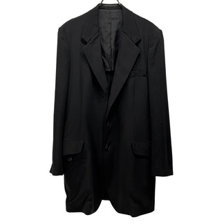 Y's for men 25SS TA TUXEDO TURN BACK COLLAR JACKET トリアセテートポリエステル袖裏地ストライプターンバックカラー3Bテーラードジャケット ブルゾン コート アウター Yohji Yamamoto Pour Homme ヨウジヤマモト メンズ