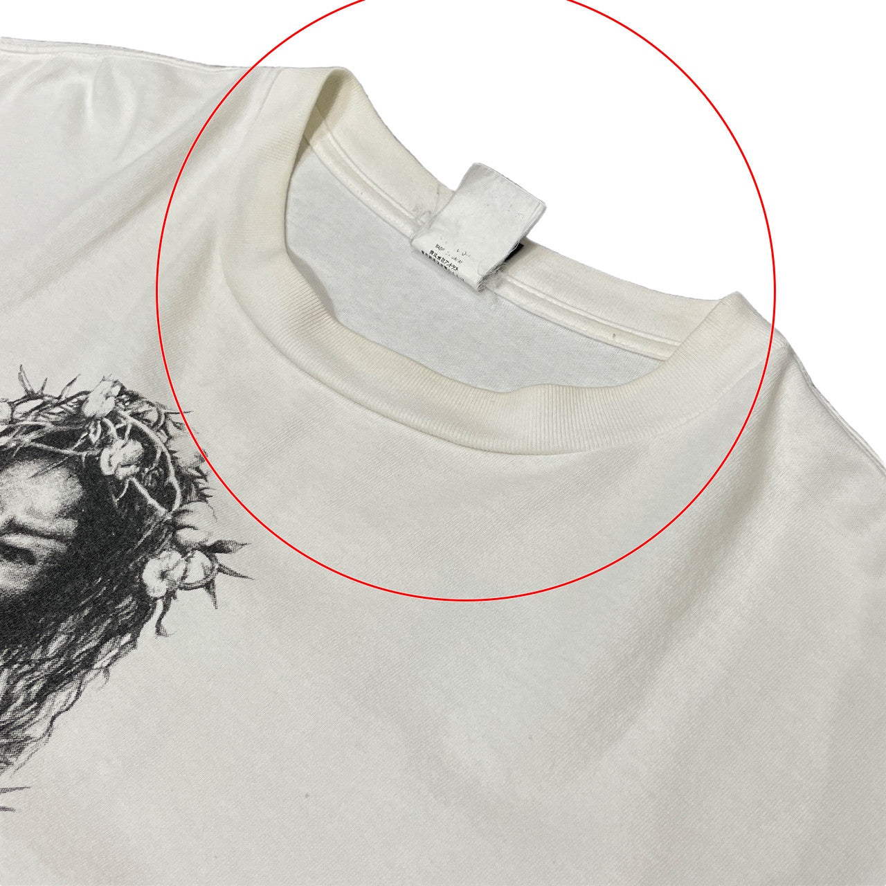 SAINT MICHAEL × DENIM TEARS 21AW STT TEE DBL JESUS ジーザスプリントクルーネックTシャツ カットソー T-shirt トップス 半袖 セントマイケル デニムティアーズ メンズ