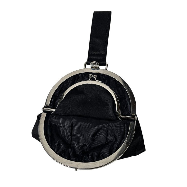 Yohji Yamamoto Femme 01SS シルクがま口ミニハンドバッグ コレクション着用モデル 鞄 カバン ウォレット 小物 Archive ヨウジヤマモトファム レディース