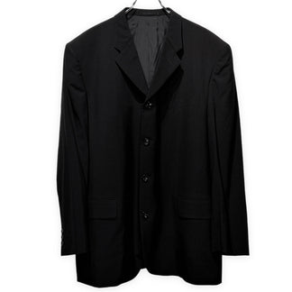 COMME des GARCONS HOMME 00AW ウールトロピカルノッチドラペル4Bテーラードジャケット ブレザー ブルゾン コート アウター Archive 田中オム コムデギャルソンオム メンズ