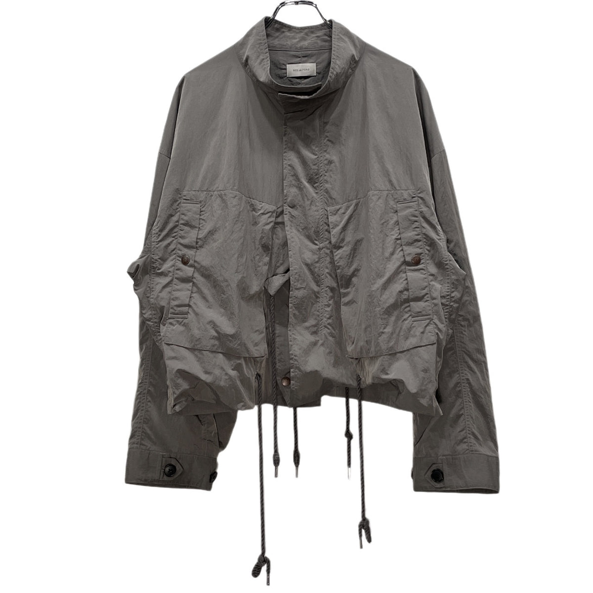 BED J.W. FORD 24SS Short Mods ナイロンショートモッズコート ブルゾン ジャケット アウター 定価66,000円 24SS-B-JM06 ベッドフォード メンズ