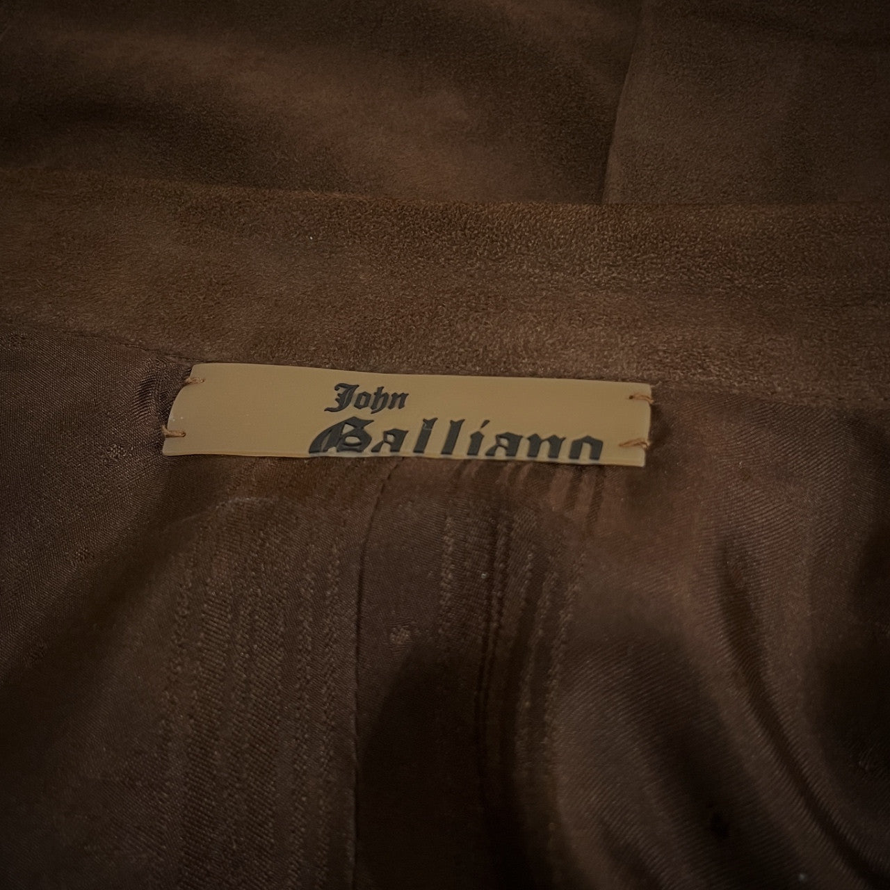John Galliano キッドレザードレープタイトスリットスカート ボトムス パンツ Archive 00s ジョンガリアーノ レディース