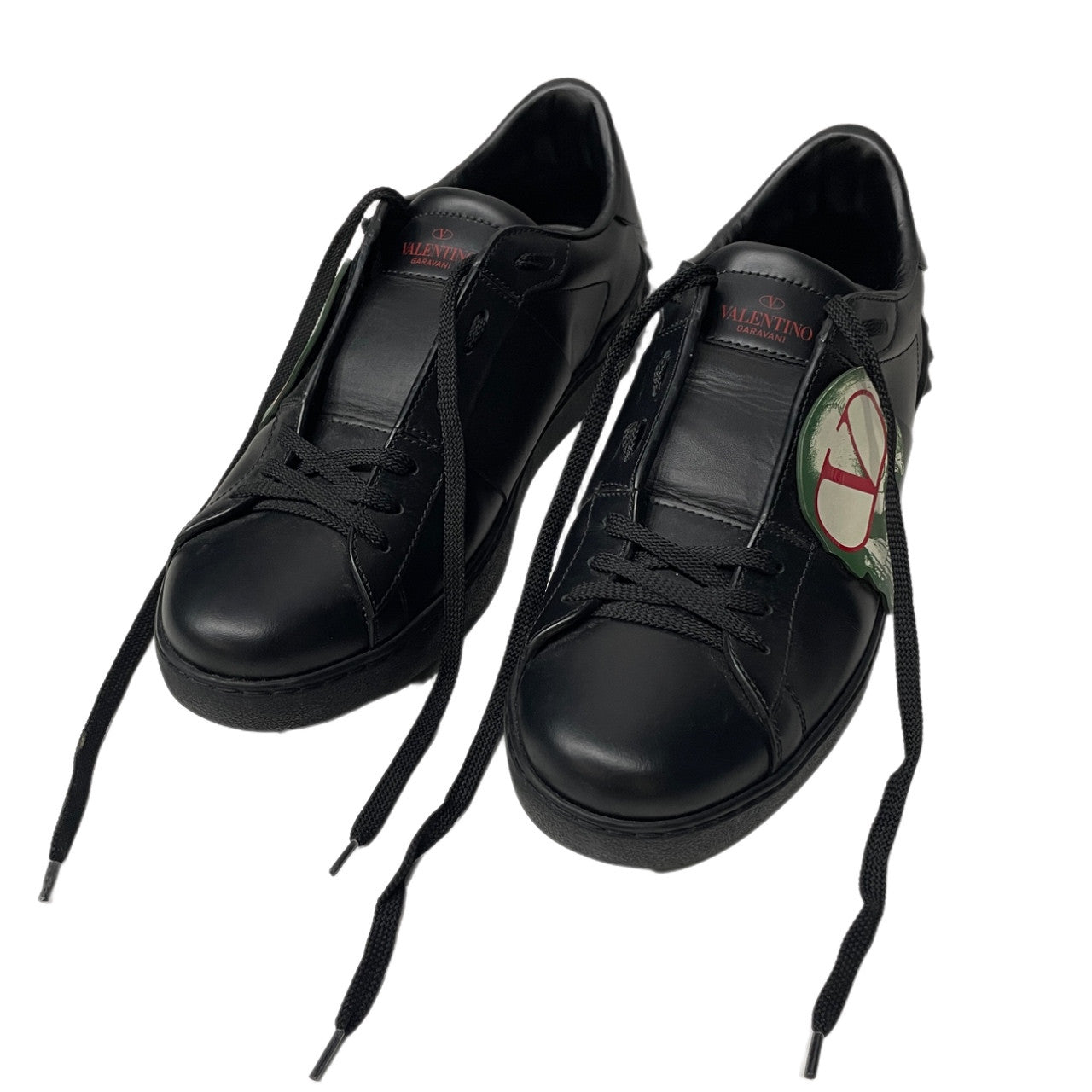 UNDERCOVER × VALENTINO GARAVANI 19AW ロックスタッズスカルパッチレザーローカットスニーカー シューズ 靴 クツ 41 アンダーカバー ヴァレンティノ ガラヴァーニ メンズ